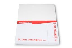 Memoblok met Omslag 100 x 75